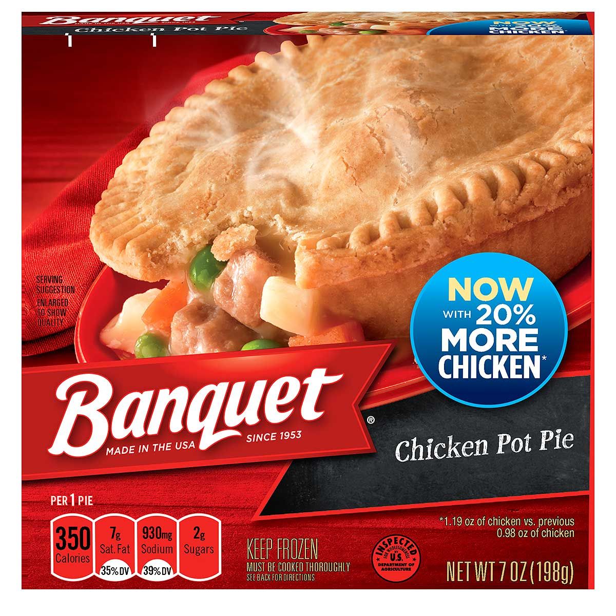 Banquet Chicken Pot Pie, 7 Ounce -- 24 Per Case