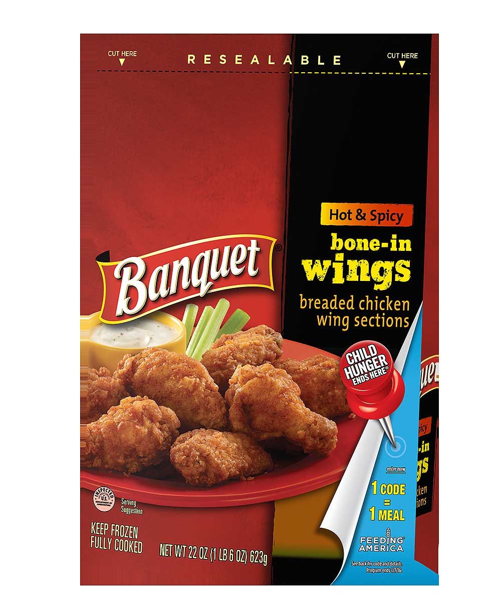 Banquet Hot And Spicy Wings, 22 Ounce -- 8 Per Case