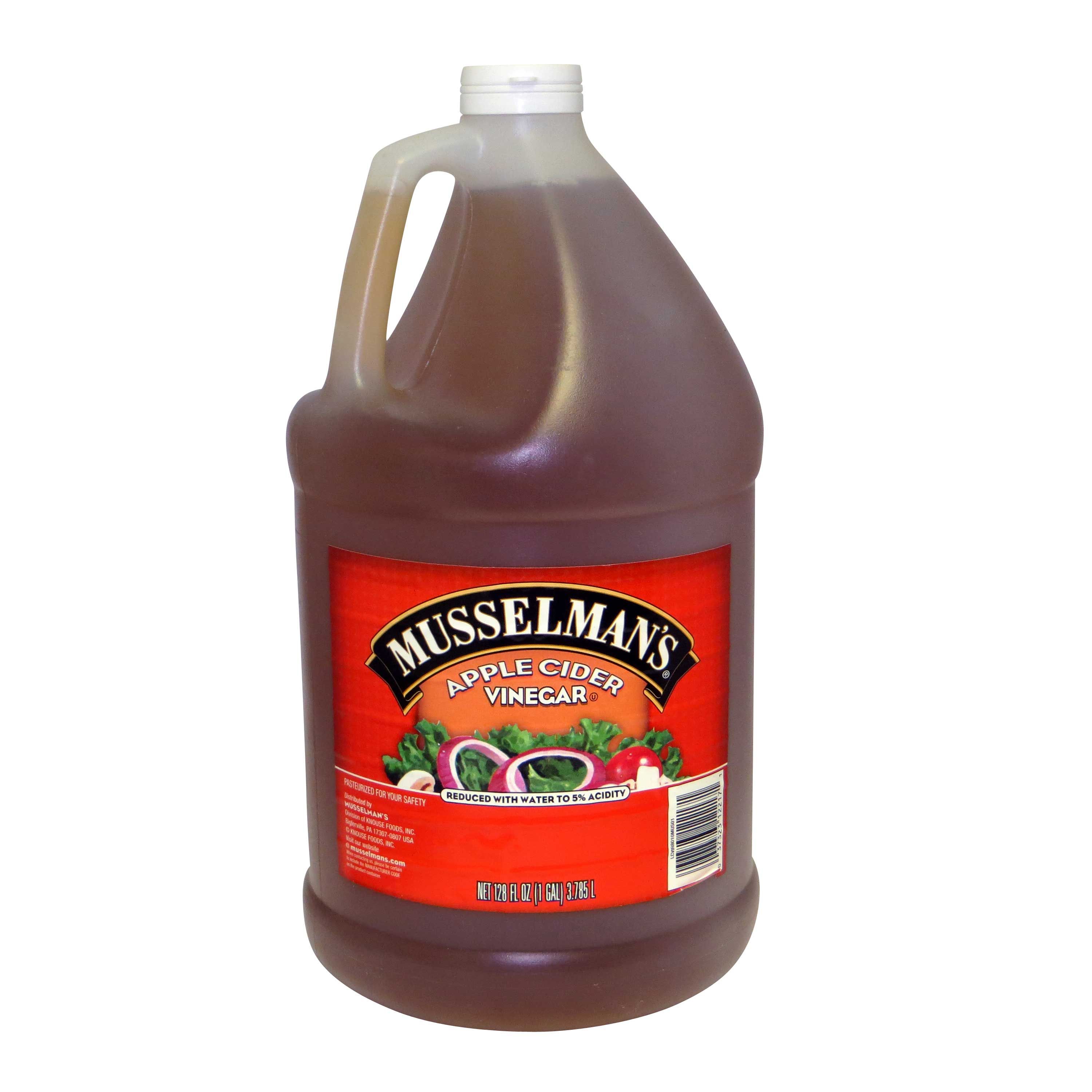 Musselman's Pure Apple Cider Vinegar, 128 Fluid Ounce -- 4 Per Case