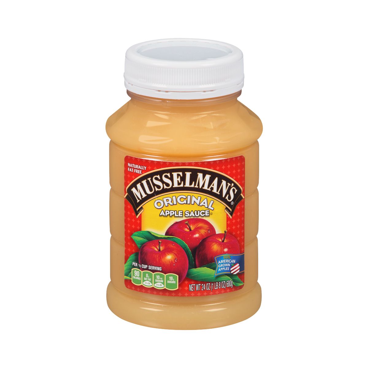 Musselman's Sweetened Apple Sauce, 24 Ounce -- 12 Per Case