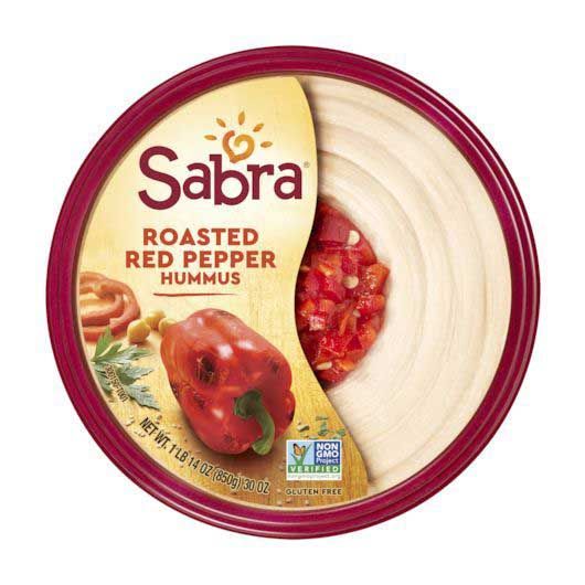 Sabra Hummus With Roasted Red Pepper, 30 Ounce -- 3 Per Case