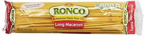 Ronco Long Macaroni, 12 Ounce -- 24 Per Case