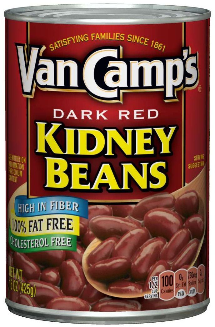 Van Camp's Dark Red Kidney Beans, 15 Ounce -- 24 Per Case