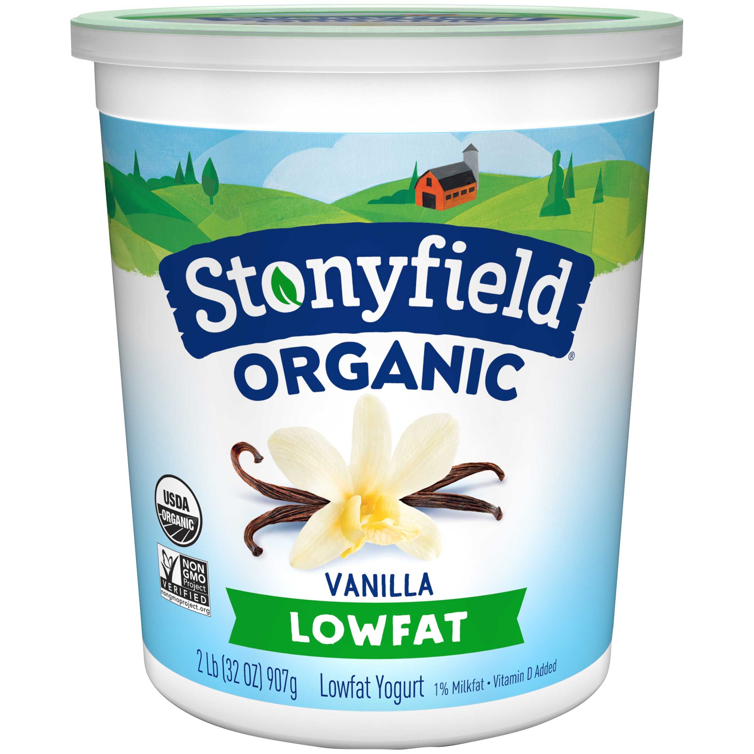Stonyfield Farm Organic Vanilla Yogurt, 32 Ounce -- 6 Per Case
