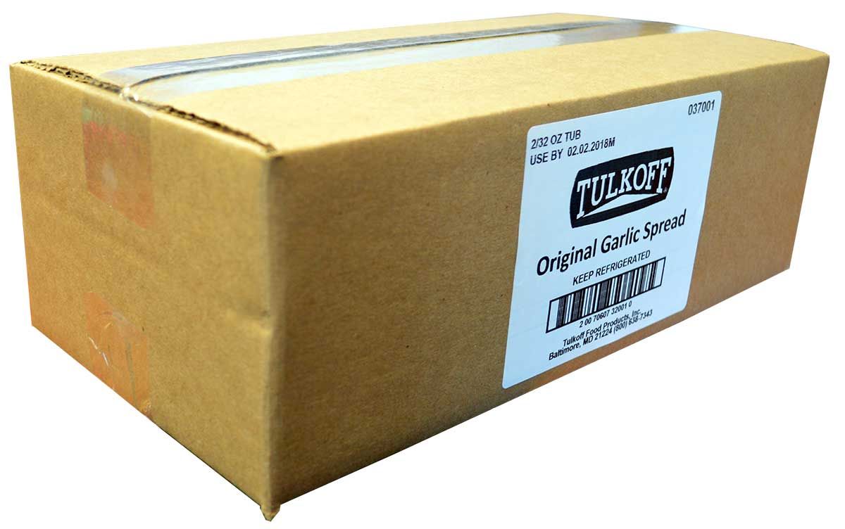Tulkoff Zero Trans Fat Garlic Spread, 2 Pound -- 2 Per Case
