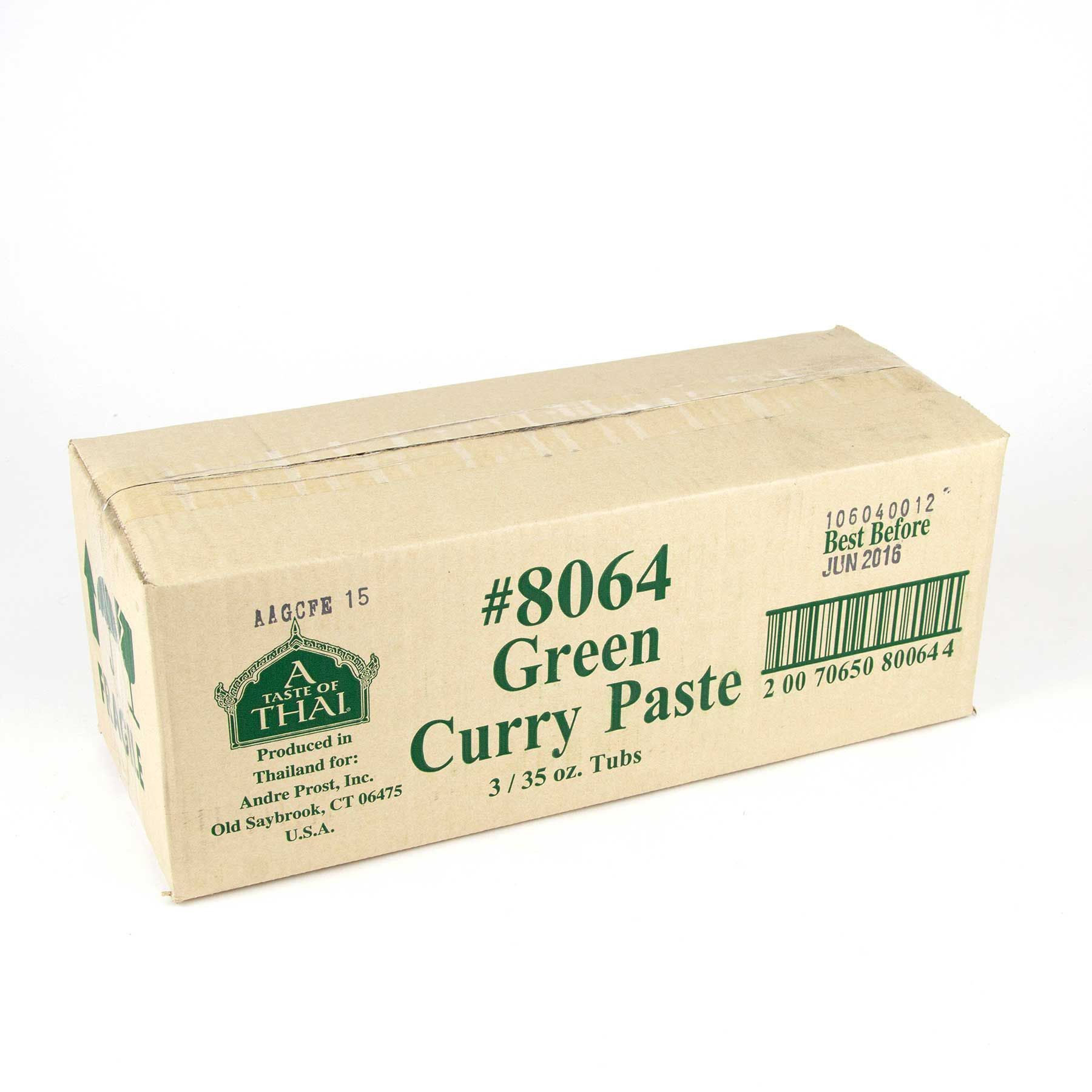 A Taste Of Thai Green Curry Paste, 35 Ounce -- 3 Per Case