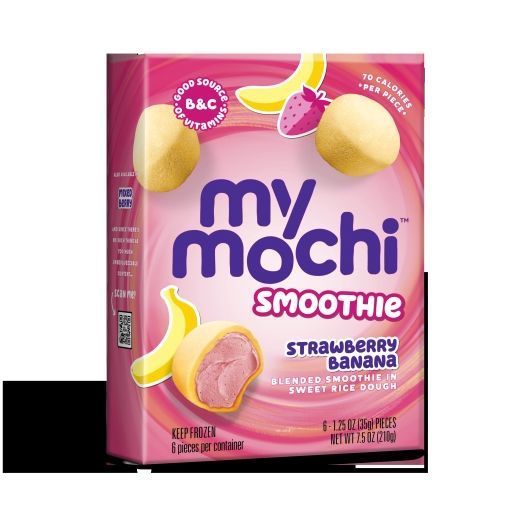 My Mochi Strawberry Banana Smoothie, 7.5 Ounce -- 12 Per Case