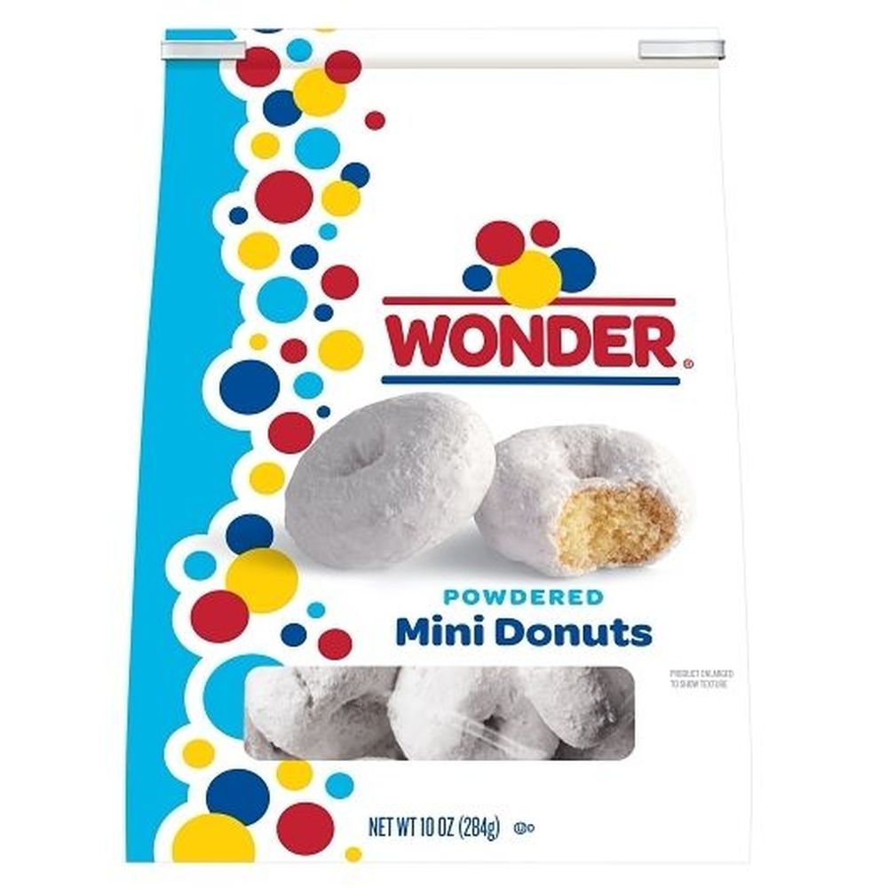 Wonder Powdered Mini Donuts, 10 Ounce -- 6 Per Case