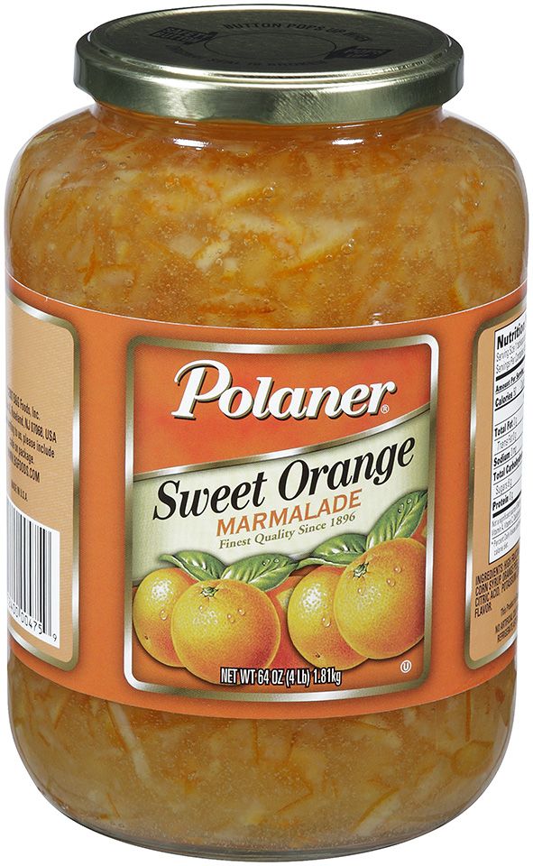 Polaner Sweet Orange Marmalade, 4 Pound -- 6 Per Case