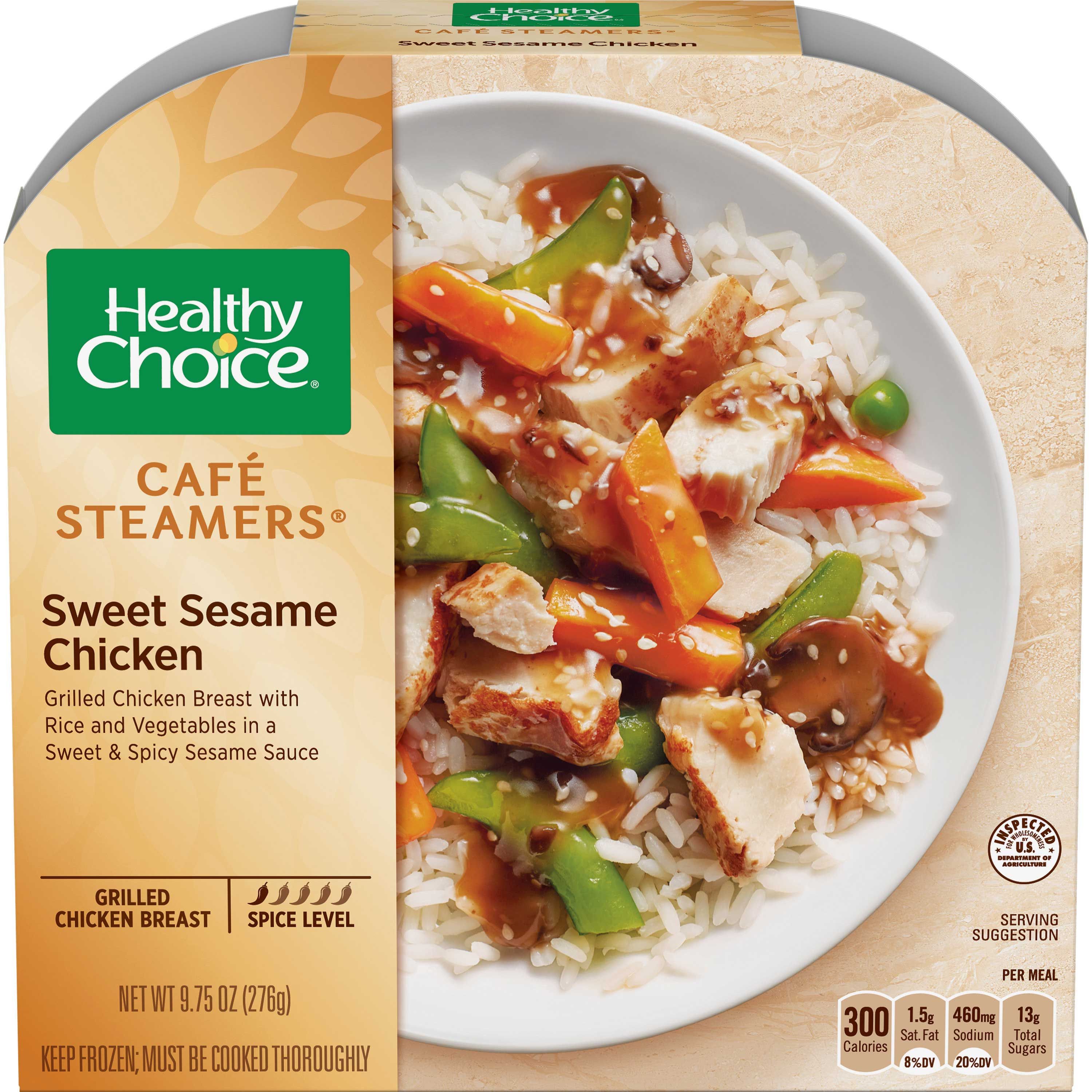 Healthy Choice Cafe Steamers Sweet Sesame Chicken, 9.75 Ounce -- 8 Per Case