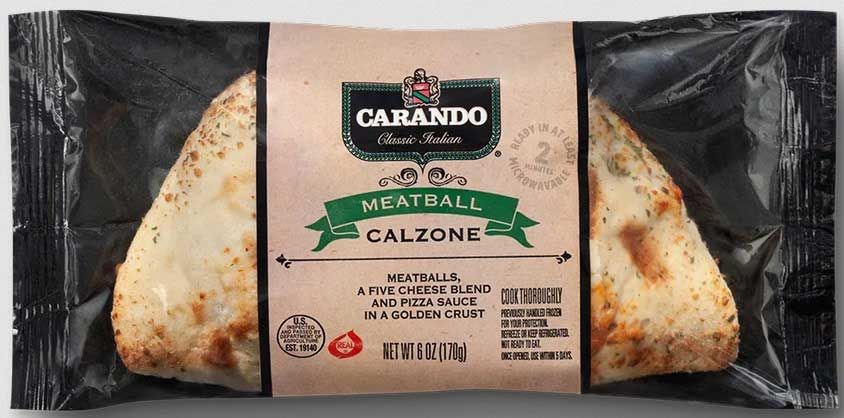 Carando Meatball Calzone, 6 Ounce -- 12 Per Case