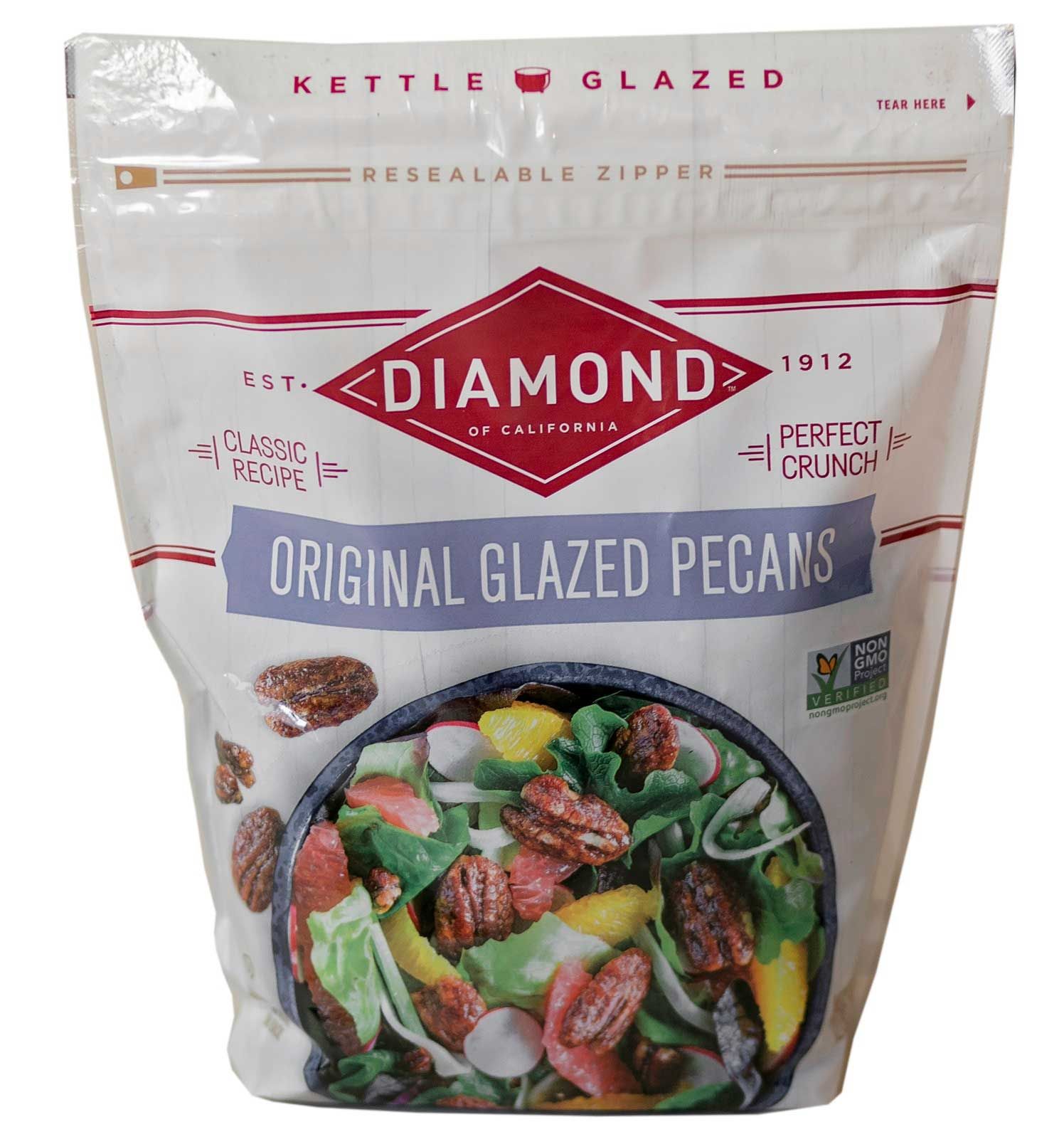 Diamond Glazed Pecan, 2 Pound -- 3 Per Case