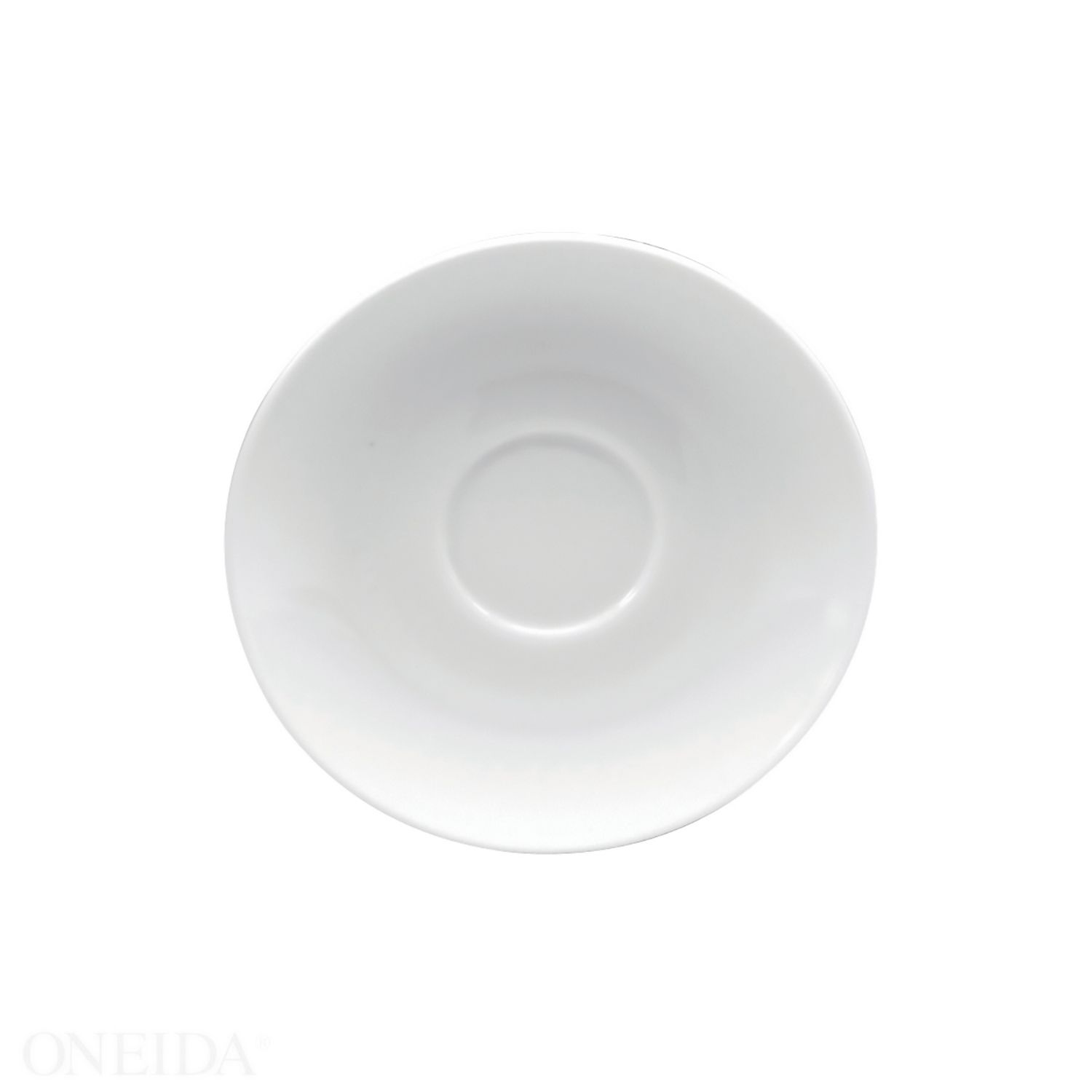 Oneida Sant Andrea Queensbury Fine Porcelain Undecorated Saucer, 6.25 Inch -- 36 Per Case
