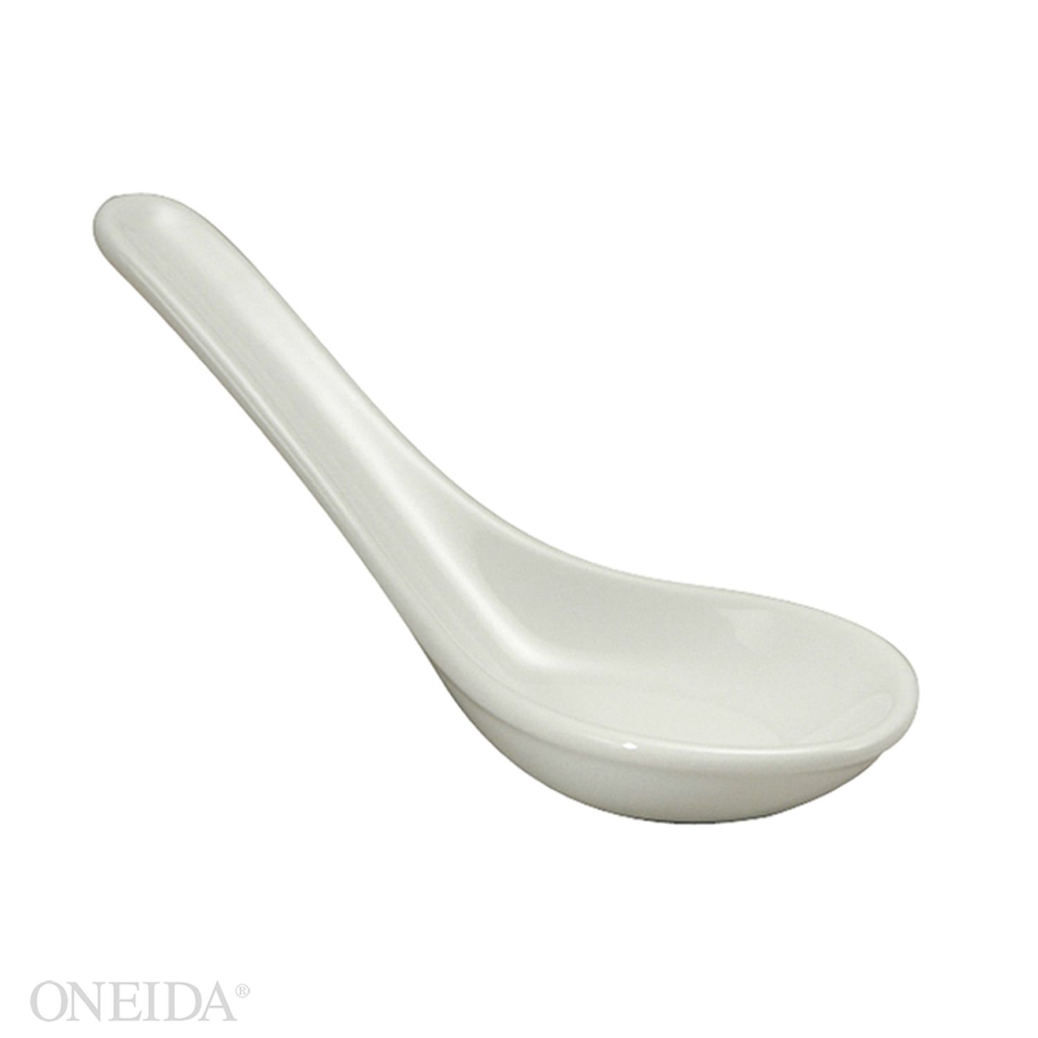 Oneida Sant Andrea Fusion Fine Porcelain Undecorated Soup Spoon, 5 Inch -- 72 Per Case