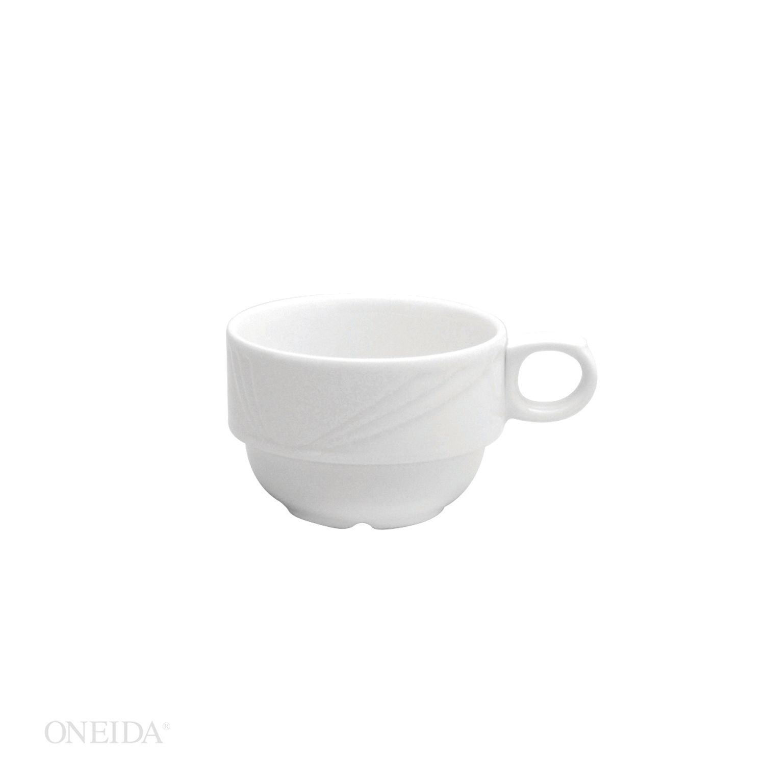Oneida Arcadia/delco Collection Cups Low Arcadia (7 1/2 Oz.) Dia. (in.) = Pack -- 36 Per Case