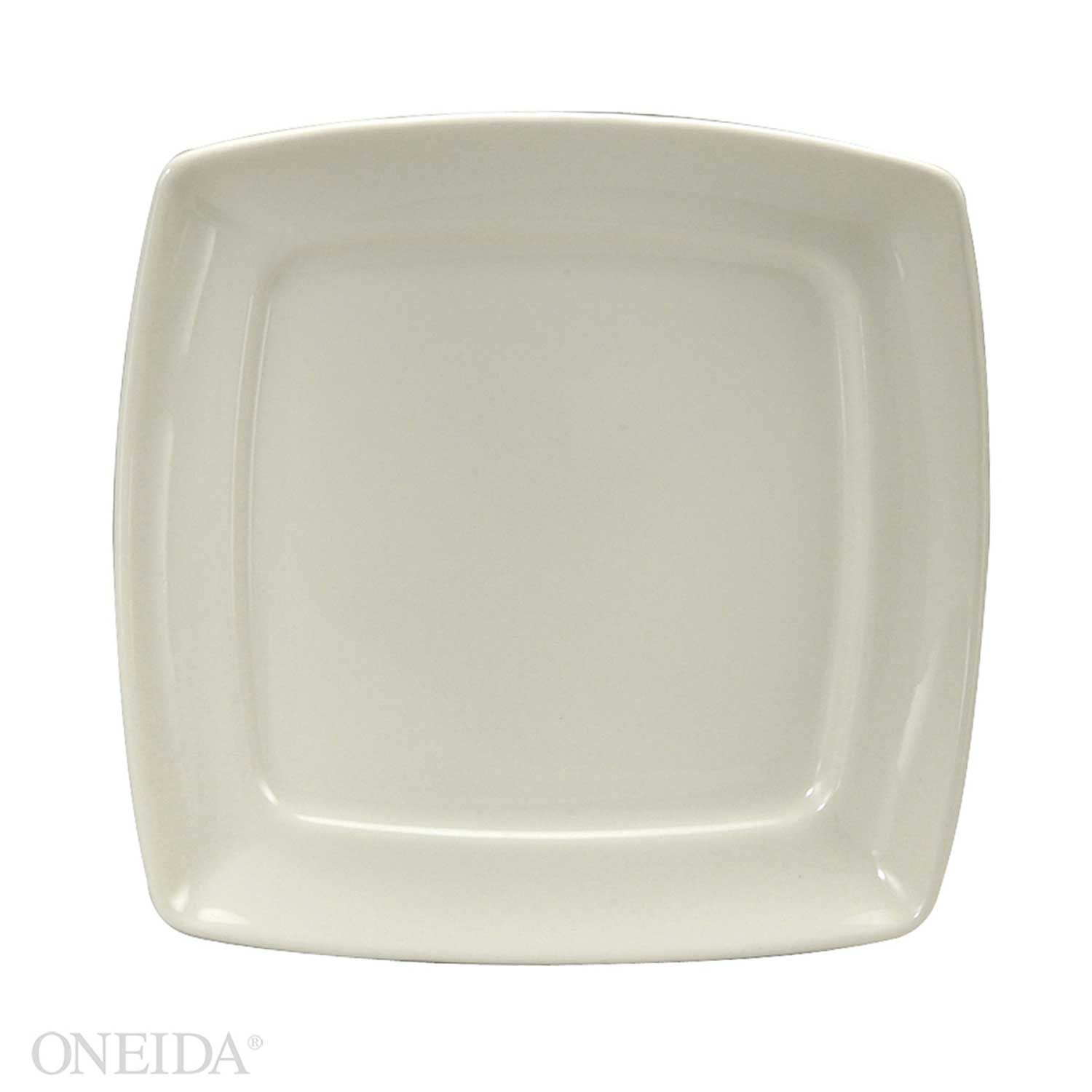 Oneida Stealth 11 Inch Square Plate, Stealth Undecorated Pattern -- 6 Per Case