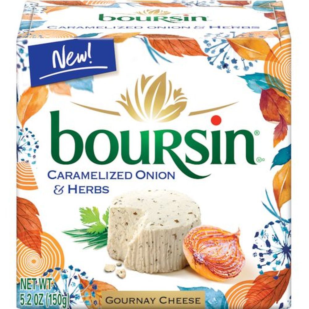 Boursin Caramelized Onion And Herb Gournay Cheese, 5.2 Ounce -- 6 Per Case