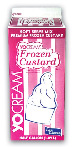 Yocream Custard, Vanilla Cream Soft Serve, 64 Ounce -- 6 Per Case