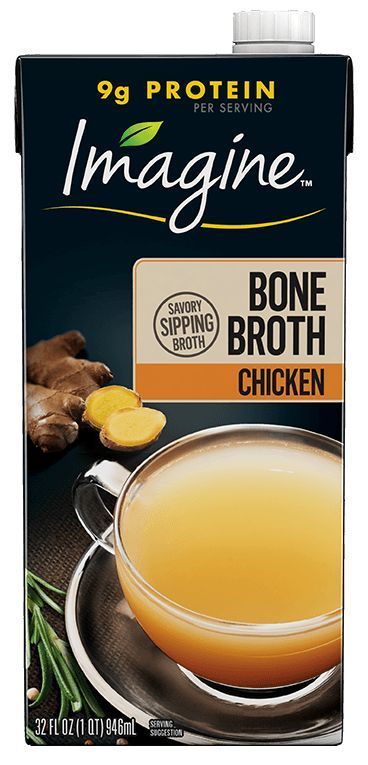 Imagine Chicken Bone Broth, 32 Fluid Ounce -- 6 Per Case