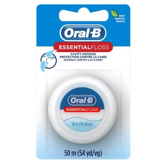Oral-b Essential Cavity Mint Flavor Defense Floss, 55 Yard -- 24 Per Case