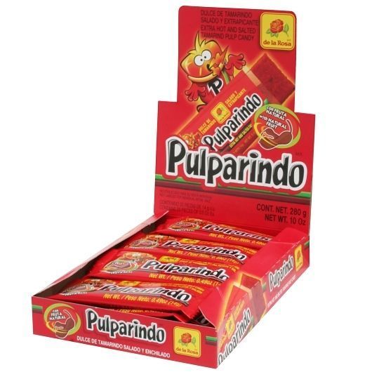 De La Rosa Extra Spicy Pulparindo Candy -- 640 Per Case