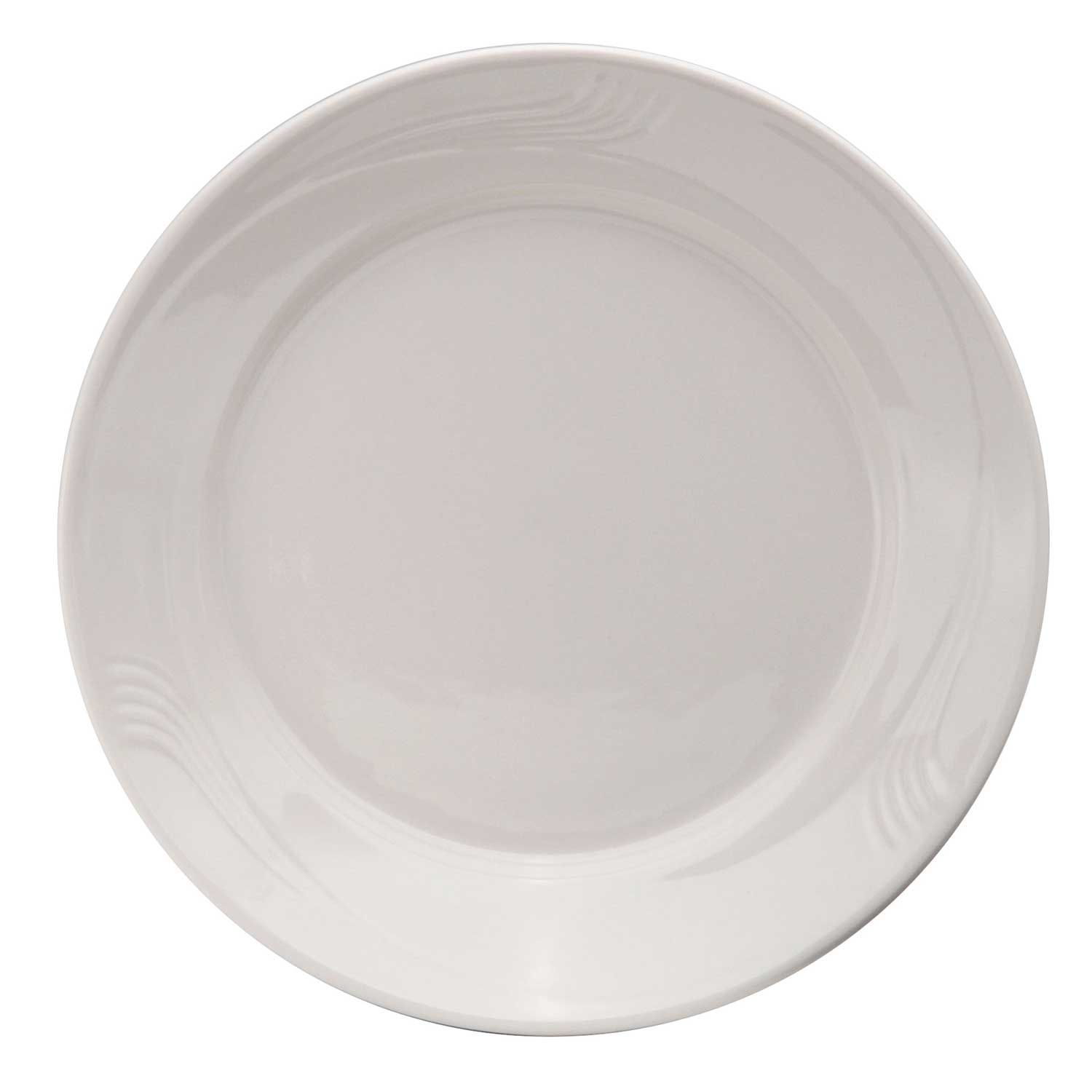 Oneida Espree Cream White Deep Plate, 8 Inch Length -- 24 Per Case
