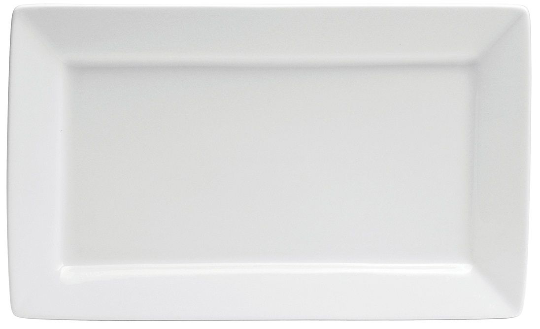 Oneida Buffalo Bright White Ware Rolled Edge Platter, 11 3/8 Inch -- 12 Per Case