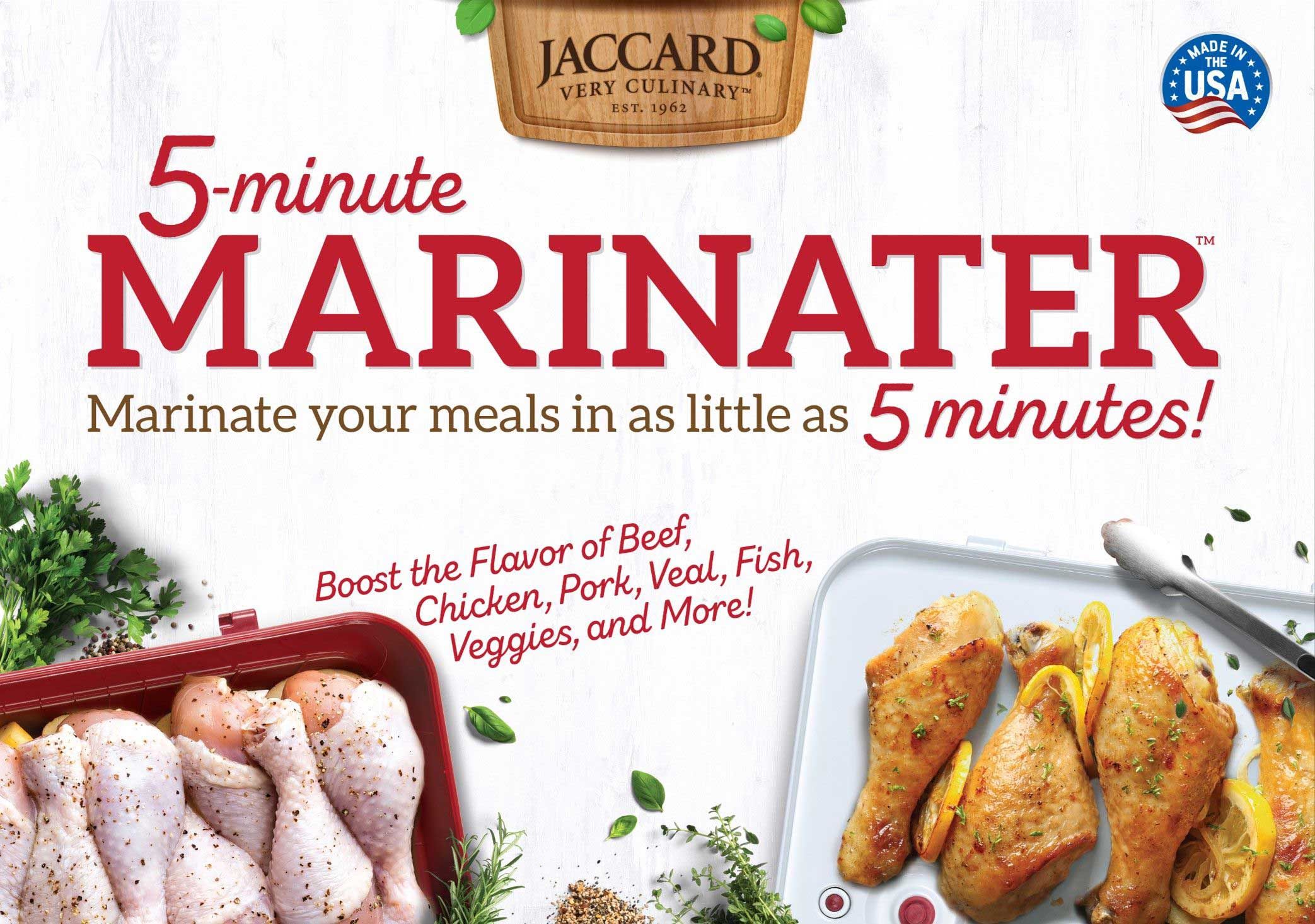 Jaccard Five Minute Marinater -- 4 Per Case