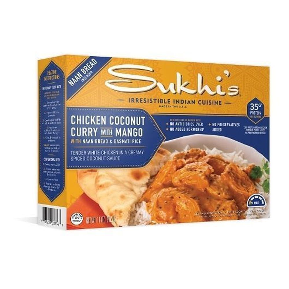Sukhi's Chicken Coconut Curry With Mango Naan And Rice, 11 Ounce -- 6 Per Case