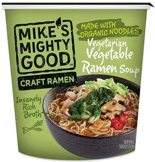 Mike's Mighty Good Vegetarian Vegetable Ramen Soup, 1.9 Ounce -- 6 Per Case