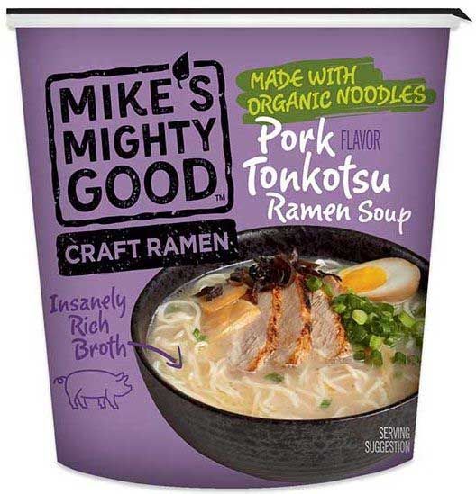 Mike's Mighty Good Organic Pork Tonkotsu Ramen Noodle Soup, 1.7 Ounce -- 6 Per Case