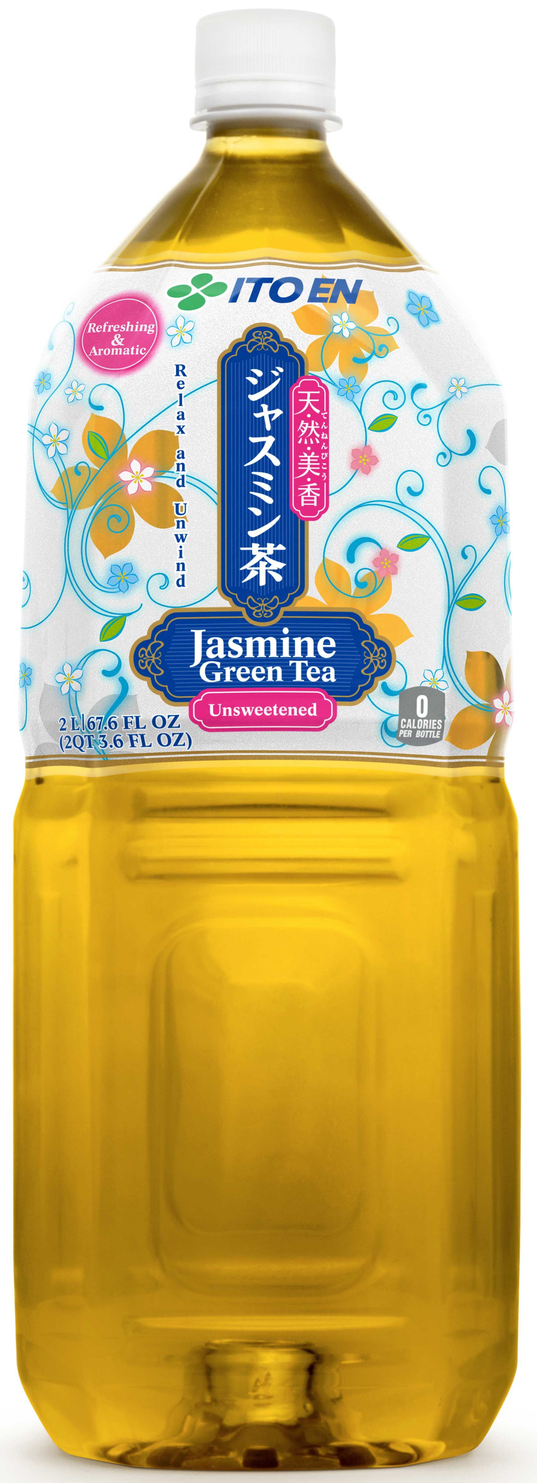 Ito En Jasmine Unsweetened Green Tea, 2 Liter -- 6 Per Case