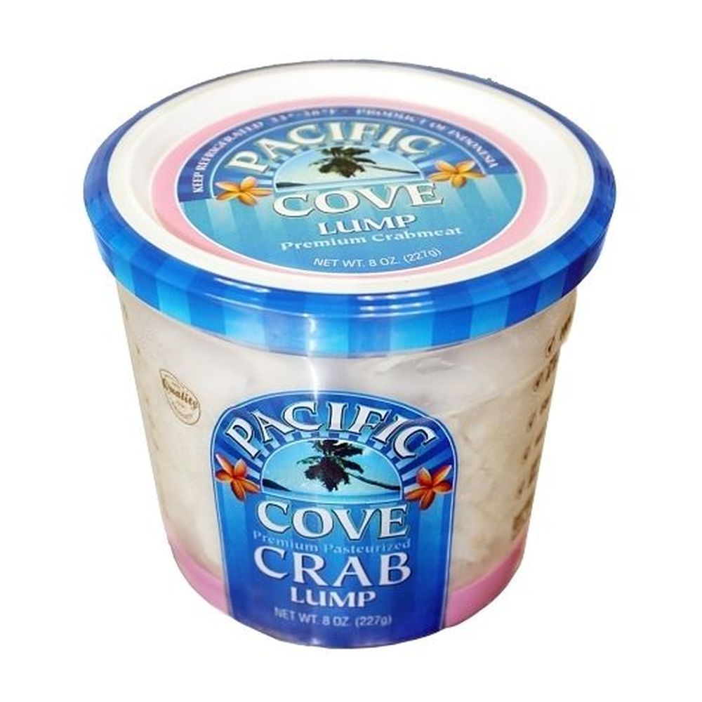 Pacific Cove Premium Whole Jumbo Crab Meat Lump, 8 Ounce -- 6 Per Case