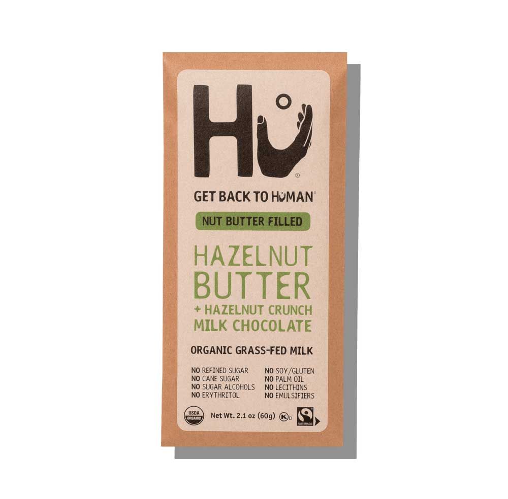 Hu Hazelnut Butter Plus Hazelnut Crunch Milk Chocolate Bar, 2.1 Ounce -- 24 Per Case