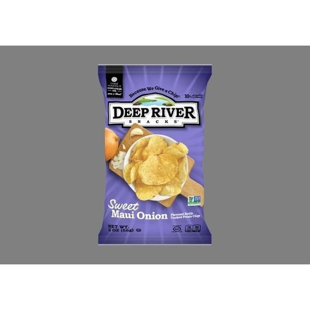Deep River Snacks Sweet Maui Onion Kettle Potato Chips, 2 Ounce -- 24 Per Case