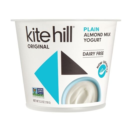 Kite Hill Dairy Free Original Style Plain Almond Milk Yogurt, 5.3 Ounce -- 8 Per Case