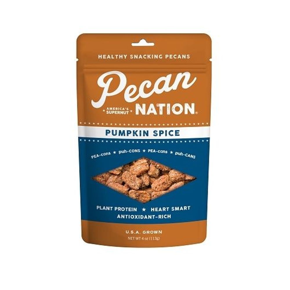 Pecan Nation Pumpkin Spice Pecans, 4 Ounce -- 6 Per Case