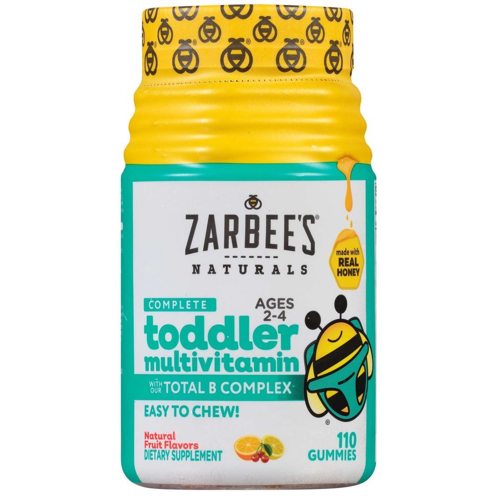 Zarbee's Toddler Multivitamin Gummies, 110 Count -- 12 Per Case
