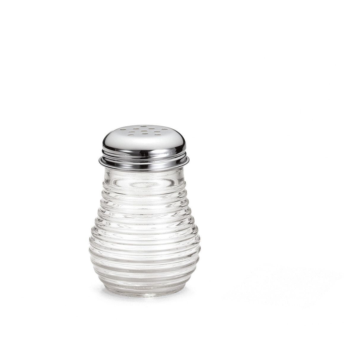 Tablecraft Beehive Collection Clear Glass Cheese Shaker, 6 Ounce Capacity -- 12 Per Case