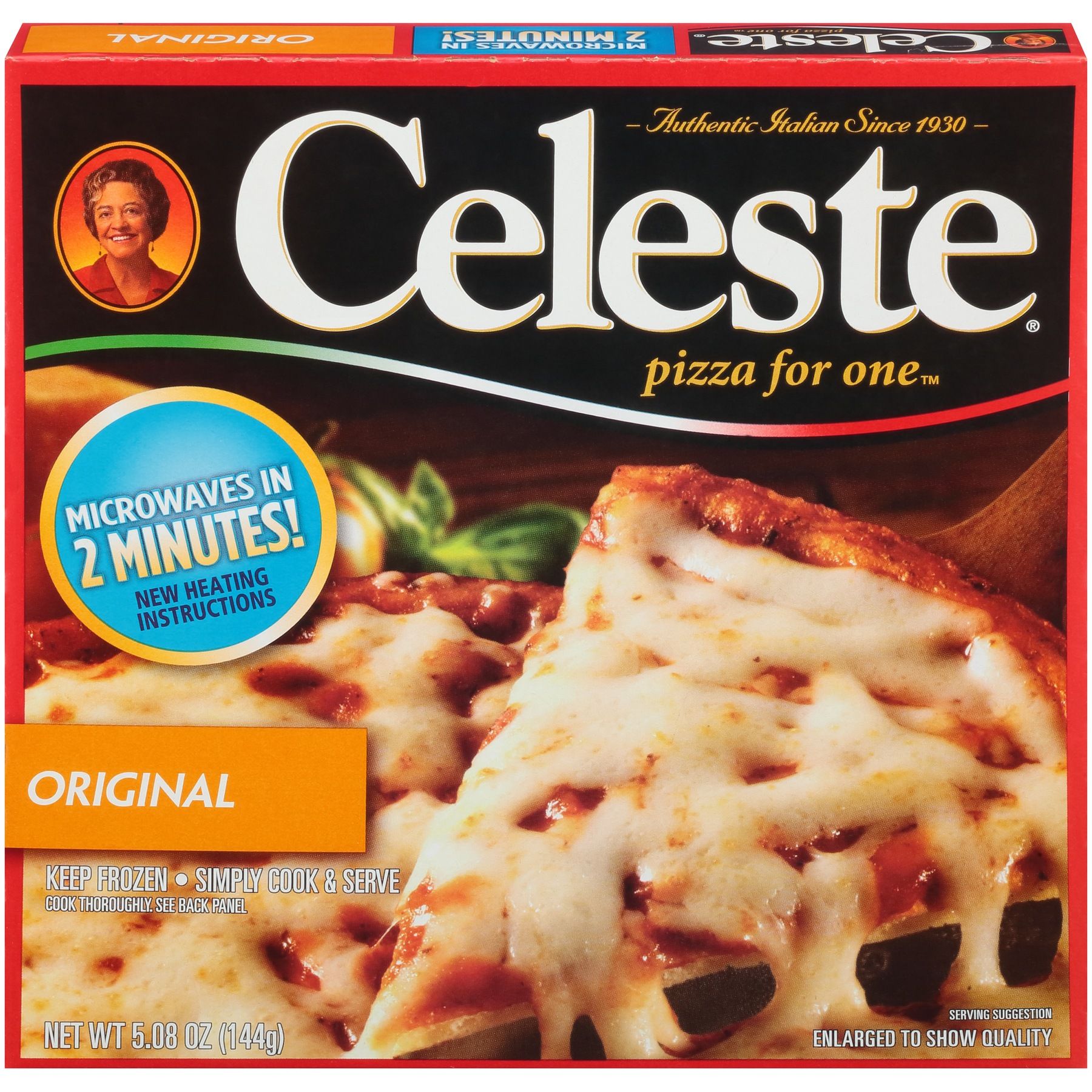 Celeste Cheese Pizza For One, 5.58 Ounce -- 12 Per Case