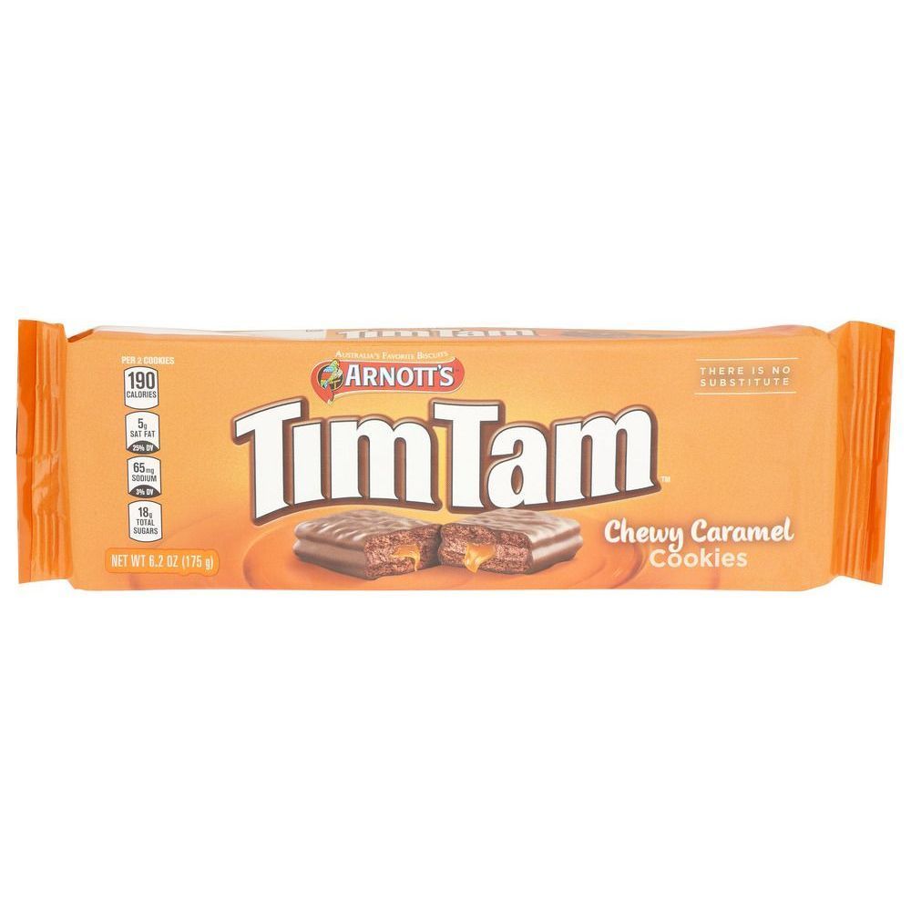 Arnotts Chewy Caramel Tim Tam Cookies, 6.2 Ounce -- 12 Per Case