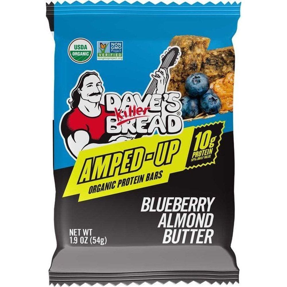 Dave's Killer Bread Organic Amped Up Blueberry Almond Butter Protein Bar, 7.6 Ounce -- 6 Per Case