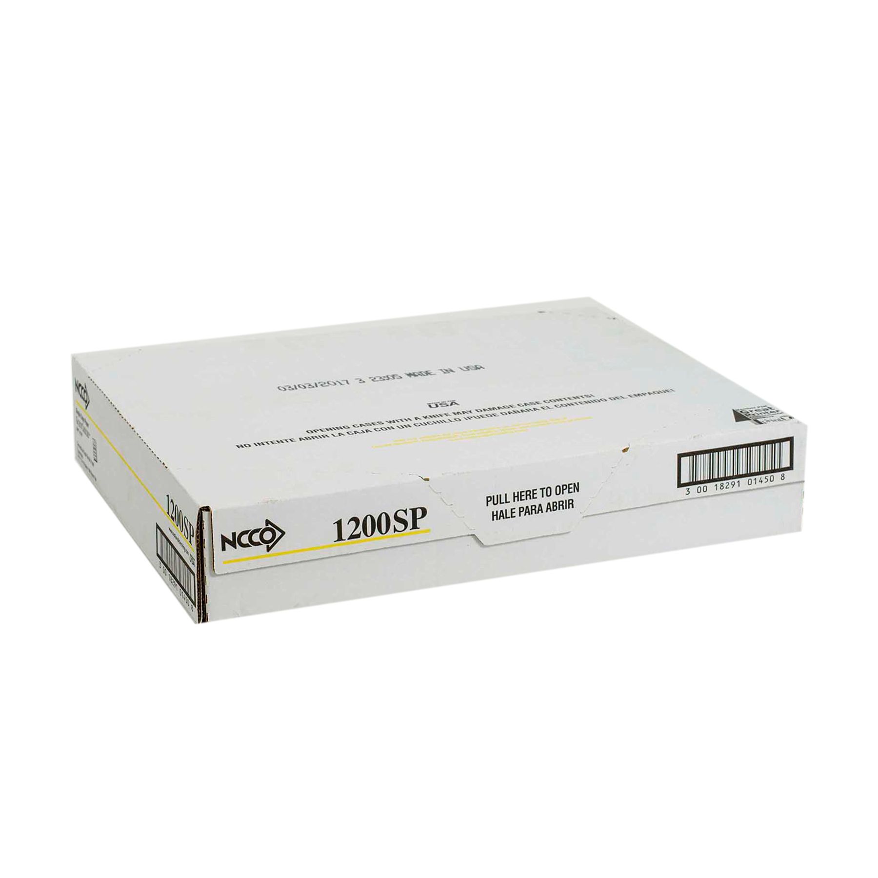 Ncco Guest Check Paper, 1 Part White, 15 Line, 3.5 X 6.5 Inch -- 10000 Per Case