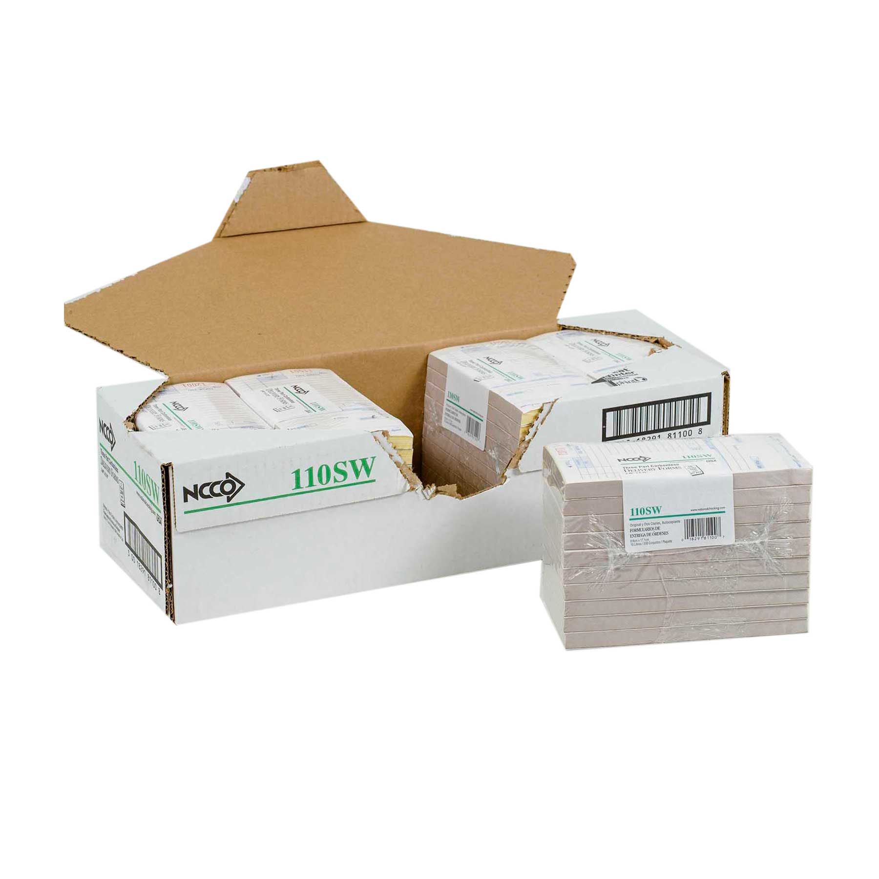 Ncco Delivery Form, No Carbon. 3part, White, 14 Line, 50 Sets Per Book -- 2500 Per Case