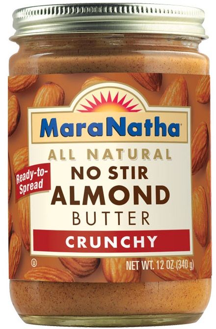 Maranatha No Stir Crunchy Almond Butter, 12 Ounce -- 6 Per Case