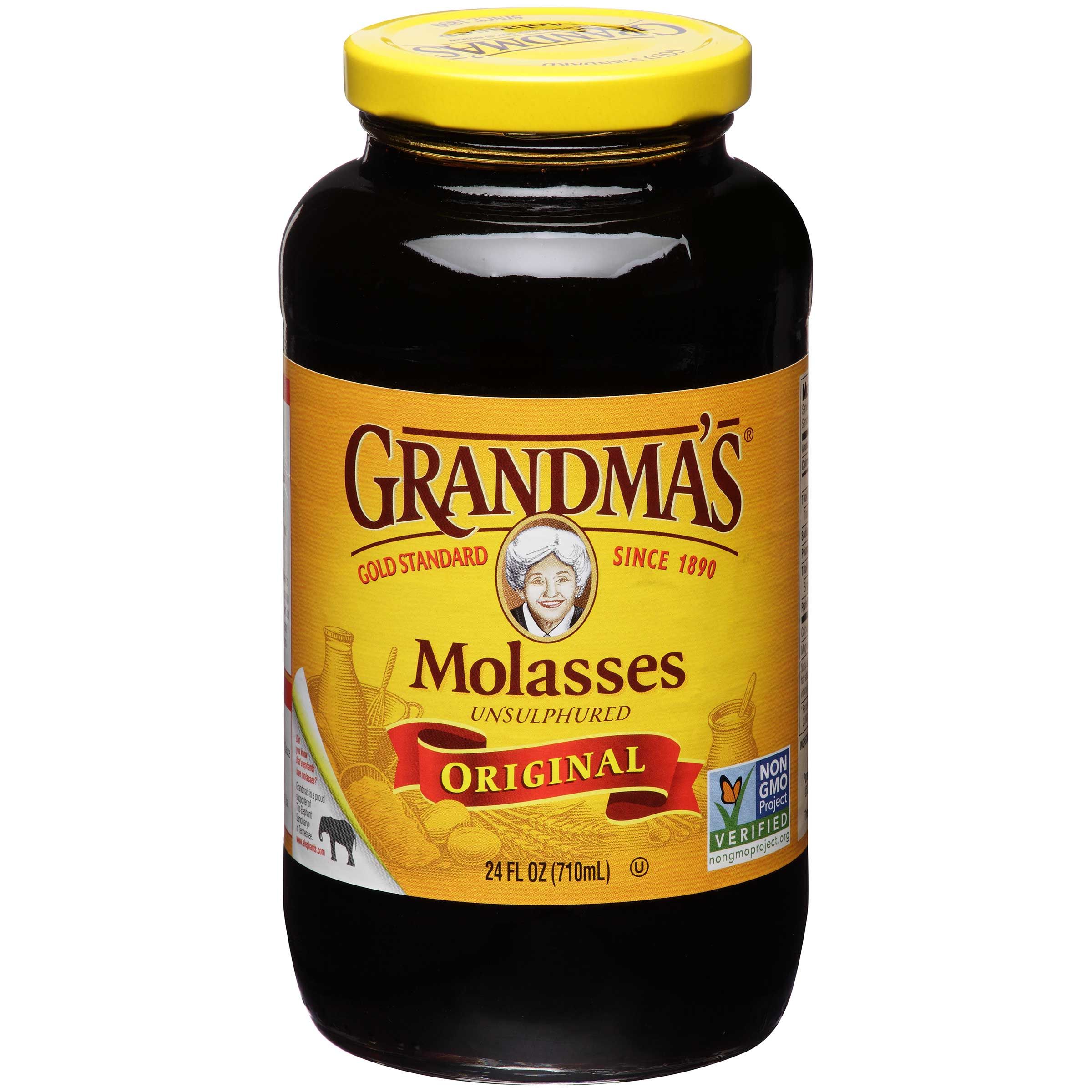 Grandma's Unsulphured Baking Molasses, 24 Ounce -- 12 Per Case