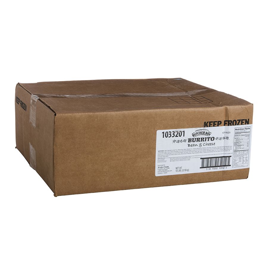 Butcher Boy Bean And Cheese Burrito, 4 Ounce -- 72 Per Case