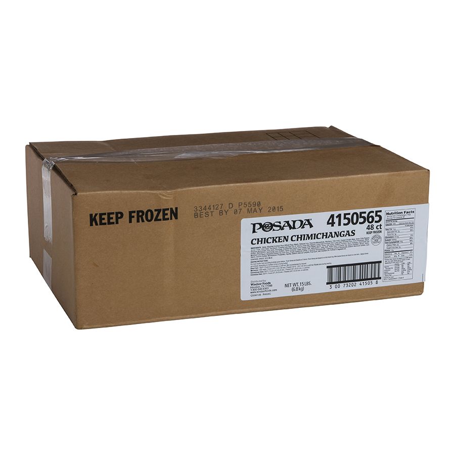Posada Chicken Chimichanga, 5 Ounce -- 48 Per Case