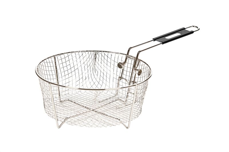 Lodge Deep Fry Basket With Easy Stow Handle, 10.5 Inch -- 3 Per Case