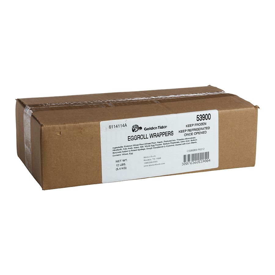 Golden Tiger Wrapper Egg Roll, 1 Pound -- 12 Per Case